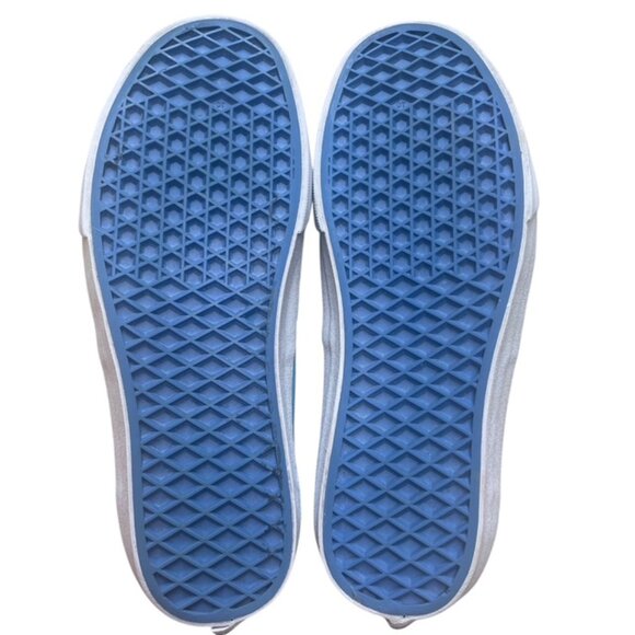 VANS Authentic Off the Wall Ombré Blue and True White Sneakers - Men's Size 7 - Picture 8 of 9